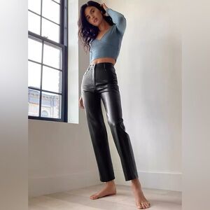 Wilfred Melina leather pants. XS